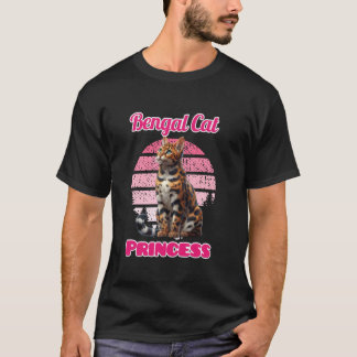 Bengal Kat Moeder BENGAL PRINSES Grappige Bengal K T-shirt