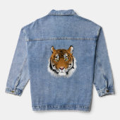 BENGAL TIGER ART Denim jean jas Denim Jacket (Achterkant)