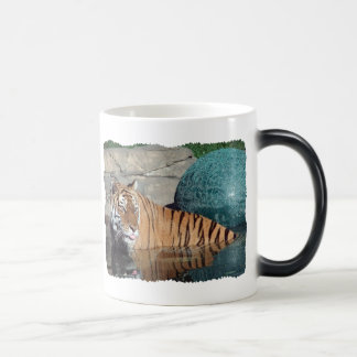 Bengal Tiger Black met kleurveranderende morphing- Magische Mok