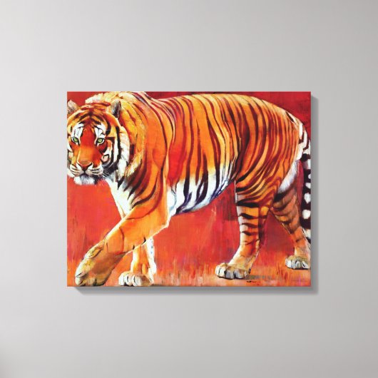 Bengal Tiger Canvas Afdruk (Voorkant)