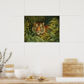 Bengal Tiger Digital Art Poster (Keuken)