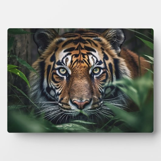 Bengal Tiger Fotoplaat (voorkant)