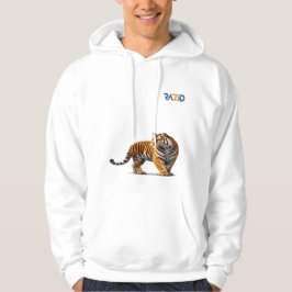 Bengal Tiger Full Body – Realistic Wildlife Power Hoodie