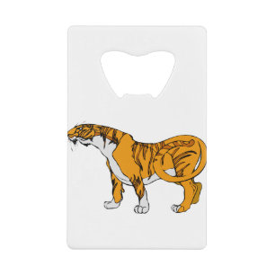 Bengal Tiger Kredietkaart Flessenopener