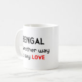 bengale amour café tasse (Devant gauche)
