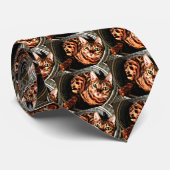 Bengale cat Bucket Print Stropdas (Opgerold)