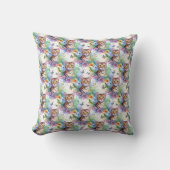 Bengale Chat et Fleurs Motif Coussin (Recto)