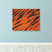 Bengale Grilles Black Orange Tie Tee Toile Envelop (Insitu (Plancher de Bois))