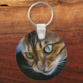 Bengale kat close-up sleutelhanger (Voorkant)