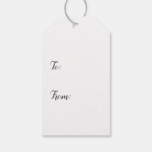 Bengale kleuren, vierkant Oranje en zwart Cadeaulabel (Achterkant)