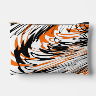 Bengale kleuren, vierkant Oranje en zwart Etui