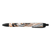 Bengale kleuren, vierkant Oranje en zwart Zwarte Inkt Pen (Bodem)