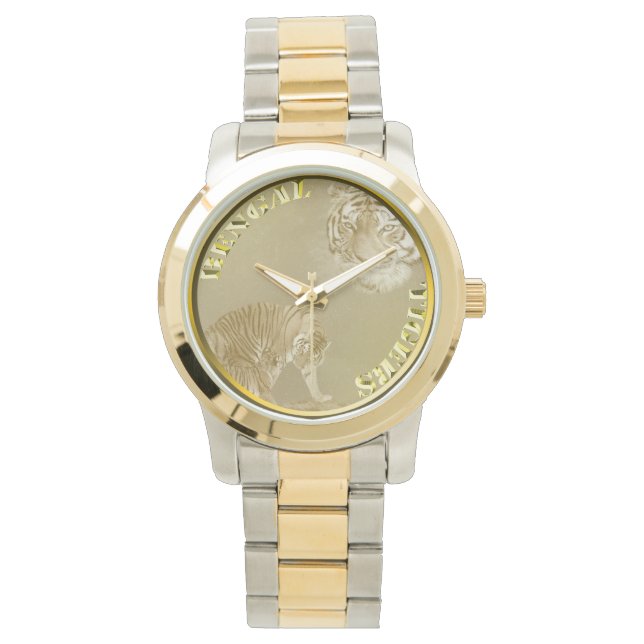 Bengale Tigers Gold Coin, Montre Unisex (devant)
