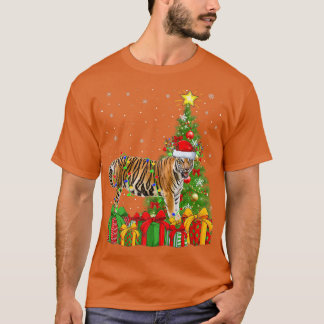 Bengale tijgerverlichting - kerstboom - Santa Beng T-shirt