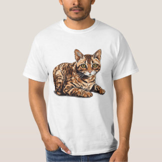 Bengalen katachtige: speels & sierlijk kattenliefh t-shirt