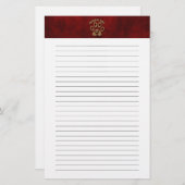 Bengalen kattenras gevoerd briefpapier (Voorkant / Achterkant)