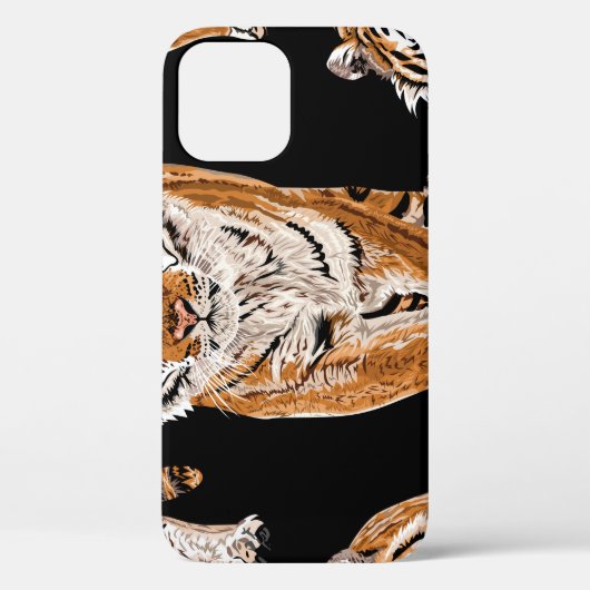 Bengalen tijger schets: dierenprint Case-Mate iPhone case (Achterkant)