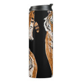 Bengalen tijger schets:  dierenprint thermosbeker (Gedraaid links)
