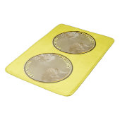 Bengalen tijgers gouden munt, badmat (Gekanteld)