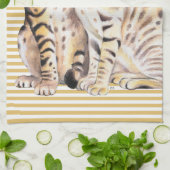 Bengalen van katten theedoek (Gevouwen)