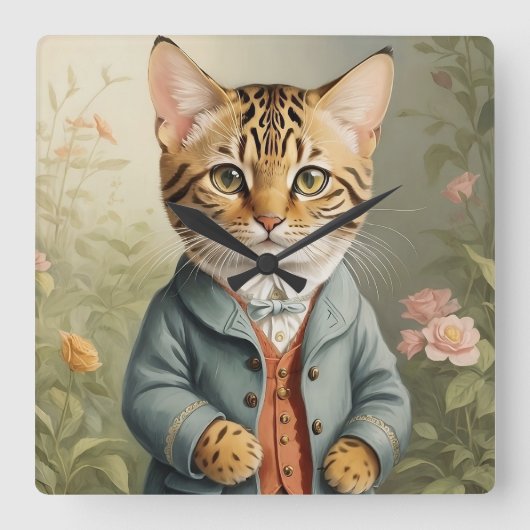 Bengalen Vierkante Klok (Voorkant)