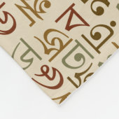 Bengali Fleece Deken (Hoek)