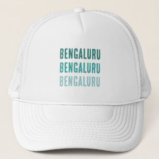 Bengaluru India Stadsplattegrond Minimalistisch On Trucker Pet