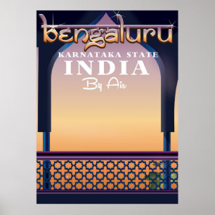 Bengaluru, Indiase reisposter Poster