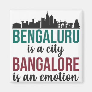 Bengaluru is een stad Bangalore is een emotie Indi Magneet
