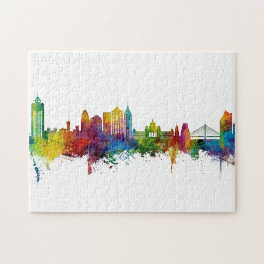 Bengaluru Skyline India Bangalore Legpuzzel (Horizontaal)