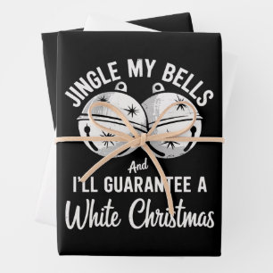Bengel Mijn Bellen En Ik Garandeer Witte Kerstmis Inpakpapier Vel