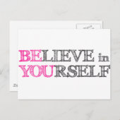 BENgeloof in jezelf Briefkaart (Voorkant / Achterkant)