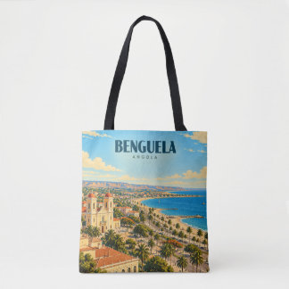 Benguela Angola Vintage Reis Kunst Draagtas
