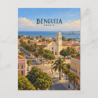 Benguela Schilderachtige Reis Kunst Briefkaart