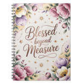 Béni au-delà de ma mesure, cahier chrétien (Devant)