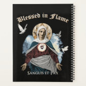 Béni dans la flamme - Design gothique (Dos)