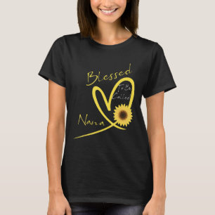 Béni D'Être Appelé T-Shirt De Coeur De Sunflowe