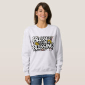 Béni d'être un Sweatshirt béni (Devant entier)
