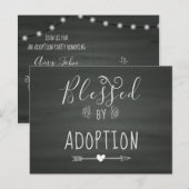 Béni par la Faire-part d'invitation de la partie a (Devant / Derrière)