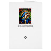 Béni Parmi Les Femmes Carte En Verre Tiré (Dos)