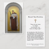 Béni Titus Brandsma Carmelite Priest Carte Sainte (Devant / Derrière)