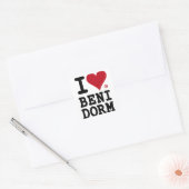 BENIDORM Holidays I LOVE BENIDORM Vierkante Sticker (Envelop)