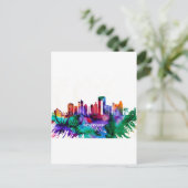 Benidorm Skyline Uitnodiging Briefkaart (Staand voorkant)