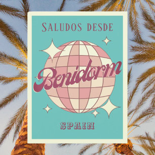 Benidorm Spanje espana vakantie Briefkaart