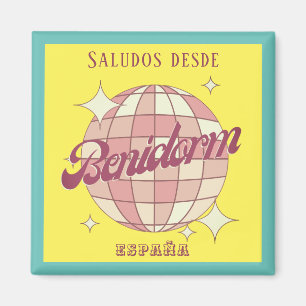 Benidorm Spanje espana vakantie kleurrijk Magneet