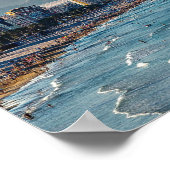 Benidorm, Spanje kustfoto ansichtkaart Poster (Hoek)