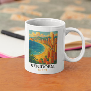 Benidorm Spanje Zomervakantie Koffiemok