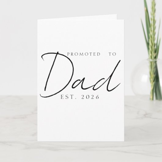Benieuwd tot papa Zoete Aankondiging Script Ontwer (Voorkant)