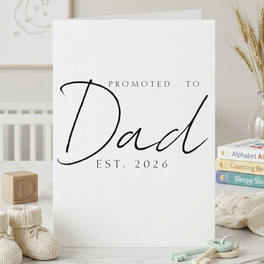 Benieuwd tot papa Zoete Aankondiging Script Ontwer