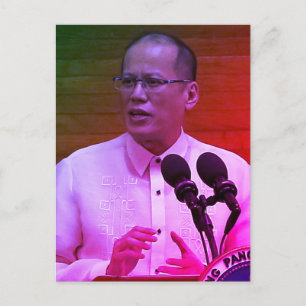 Benigno Noynoy Aquino III, 15e President PH Briefkaart